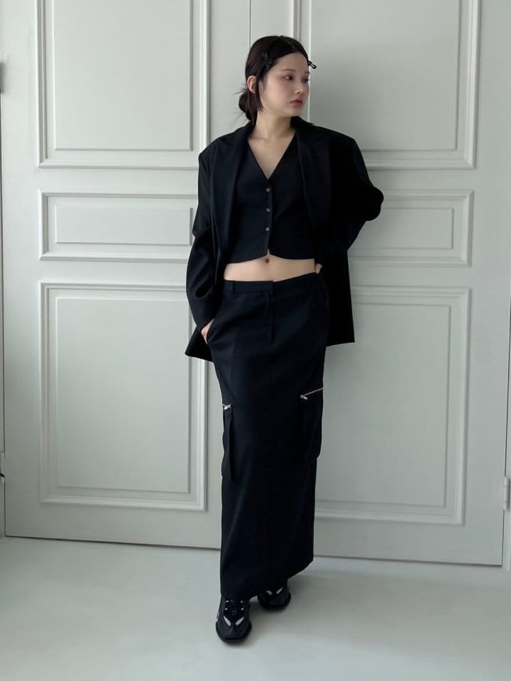 Bricklane - Korean Women Fashion - #momslook - Line Vest - 9