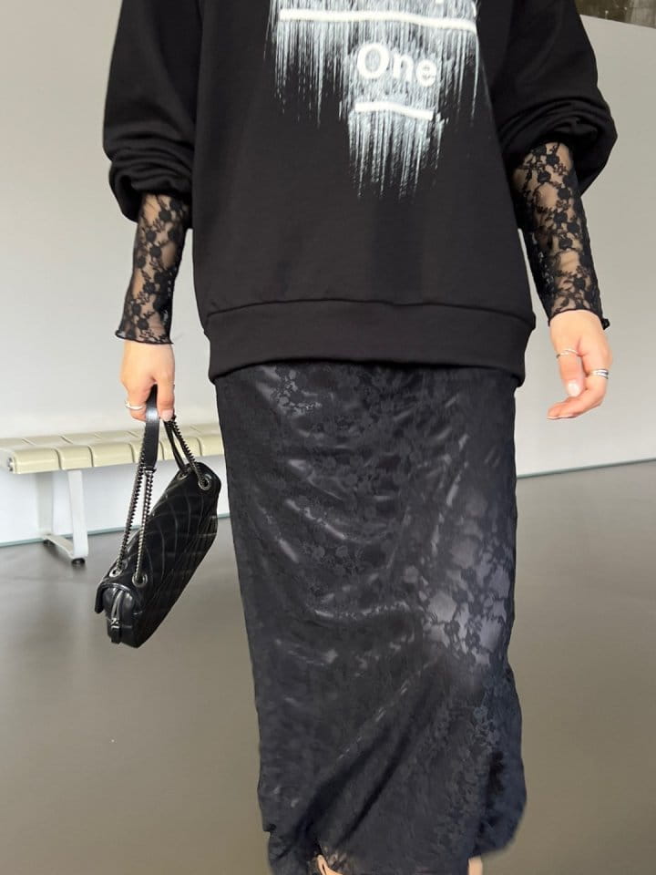 Bricklane - Korean Women Fashion - #restrostyle - Terry Lace Turtleneck Tee - 11