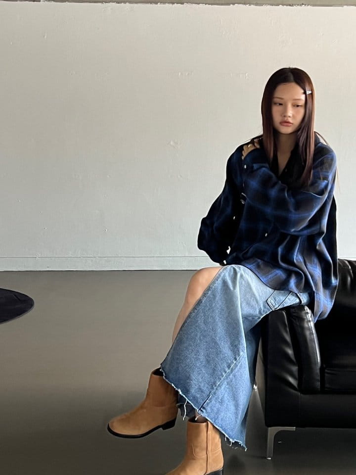 Bricklane - Korean Women Fashion - #womensfashion - Tatan Check Shirt - 8