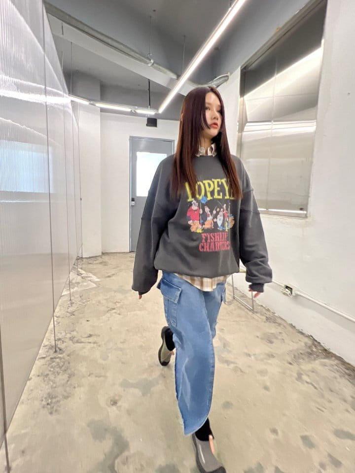 Bricklane - Korean Women Fashion - #womensfashion - Ppopai Sweatshirt - 11