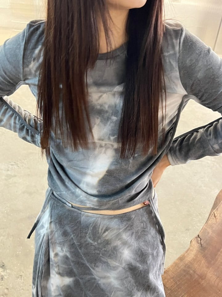 Bricklane - Korean Women Fashion - #womensfashion - Water Paint Skirt - 8