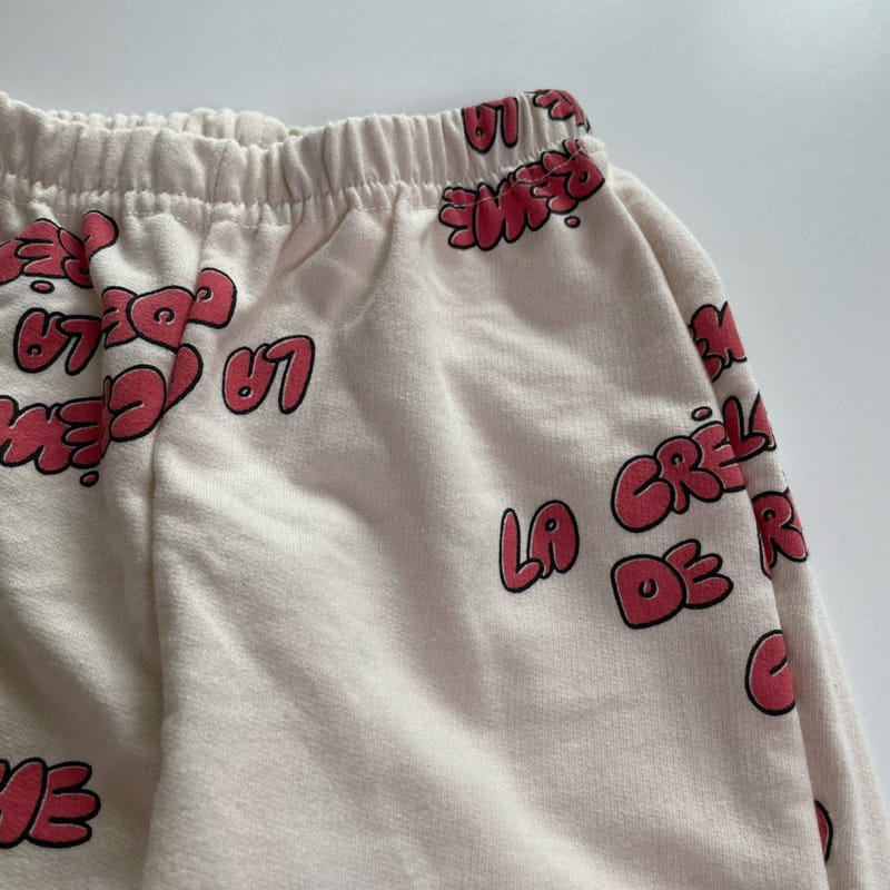 Brody Jane - Korean Children Fashion - #kidsshorts - Lettering Pants - 7
