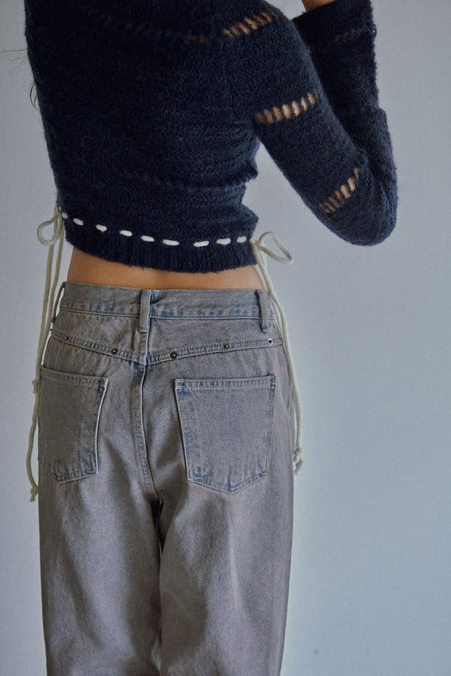Charlotte - Korean Women Fashion - #restrostyle - 959 Slit Jeans - 5