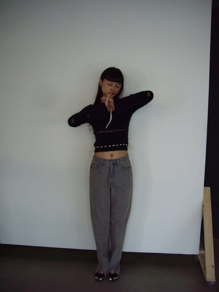 Charlotte - Korean Women Fashion - #womensfashion - 959 Slit Jeans - 11