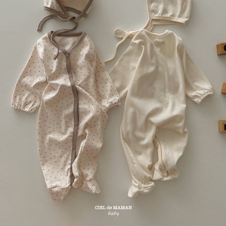 Ciel De Maman - Korean Baby Fashion - #babyoutfit - Welcome All In One Set - 6