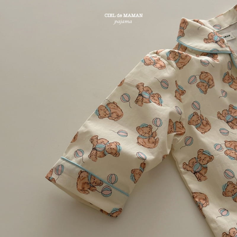 Ciel De Maman - Korean Baby Fashion - #babyoutfit - Bear Pajama Bebe - 3