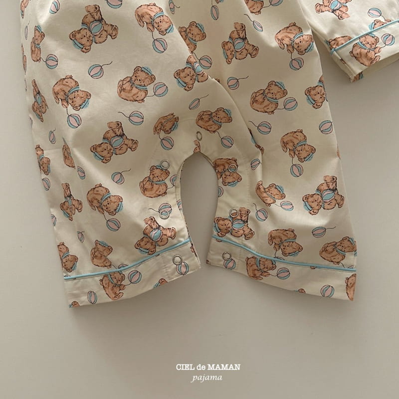 Ciel De Maman - Korean Baby Fashion - #babywear - Bear Pajama Bebe - 5