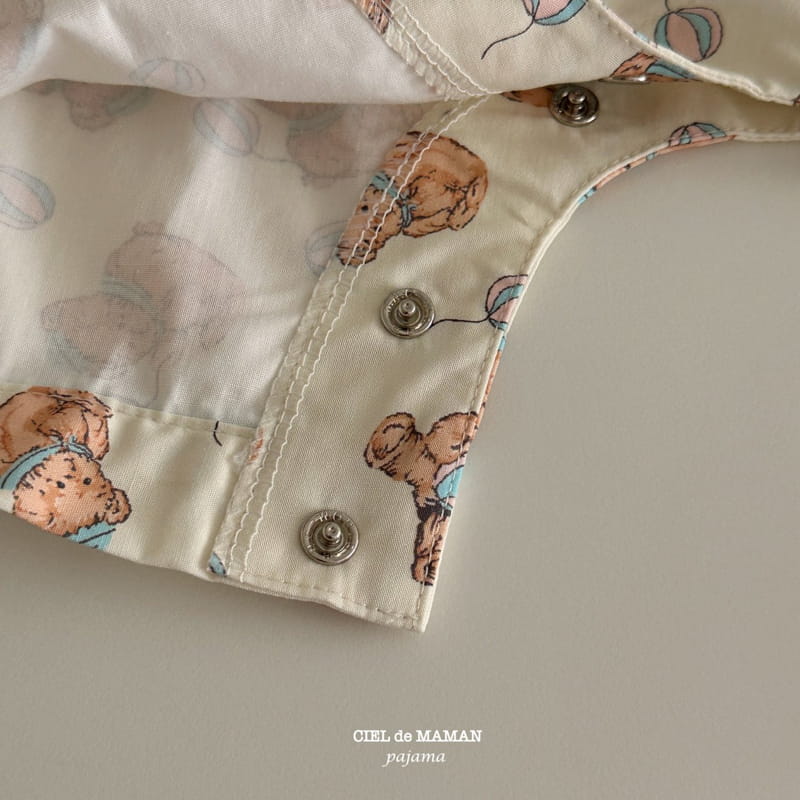 Ciel De Maman - Korean Baby Fashion - #onlinebabyboutique - Bear Pajama Bebe - 6