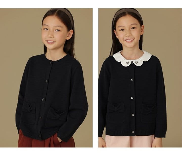 Ciel De Maman - Korean Children Fashion - #kidzfashiontrend - Ribbon Cardigan - 4