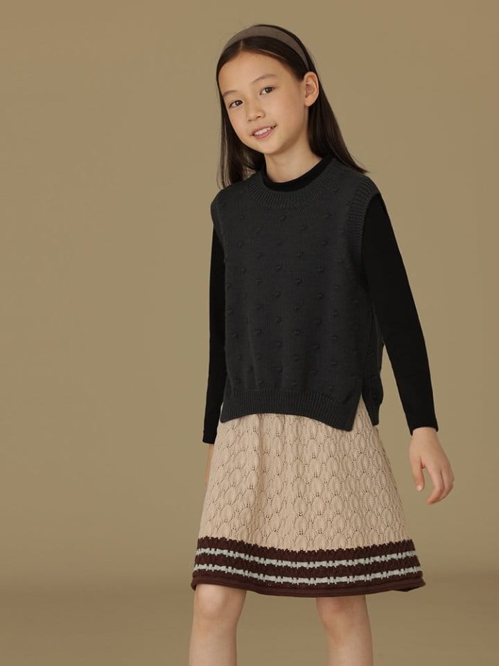 Ciel De Maman - Korean Children Fashion - #Kfashion4kids - Knit A Line Skirt - 10