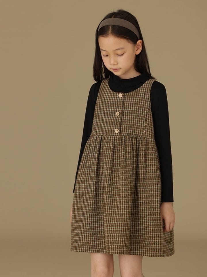Ciel De Maman - Korean Children Fashion - #childofig - Classic Check One-piece - 9