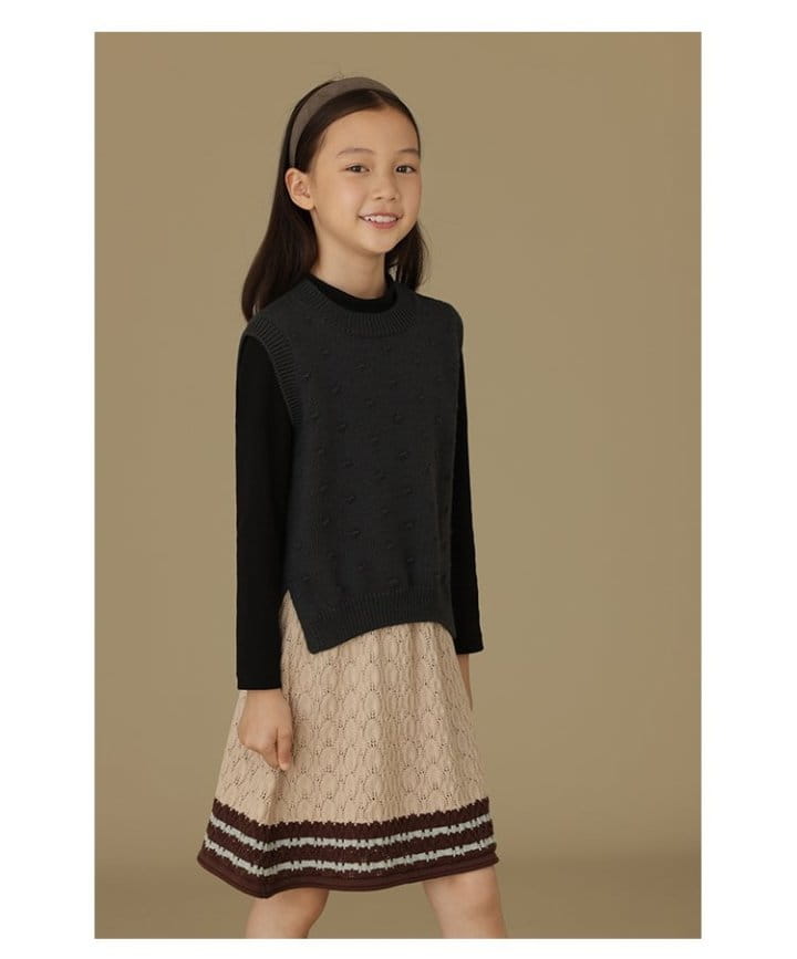 Ciel De Maman - Korean Children Fashion - #childofig - Pompom Vest - 2