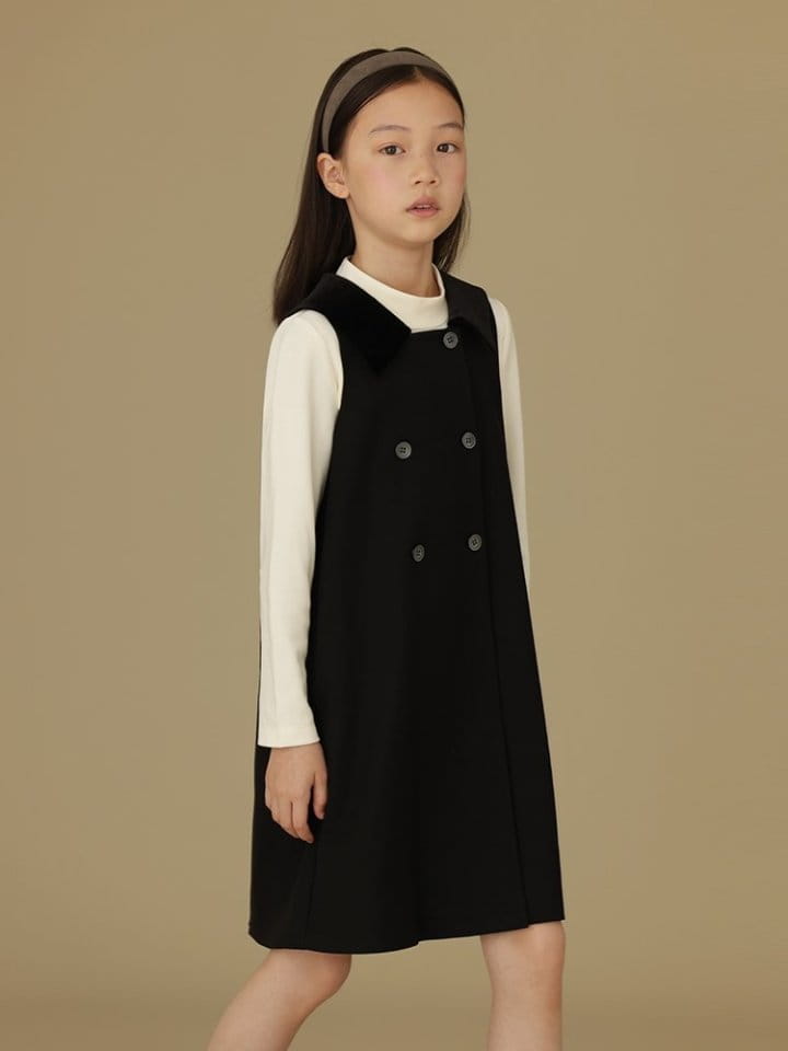 Ciel De Maman - Korean Children Fashion - #childofig - Velvet One-piece - 7