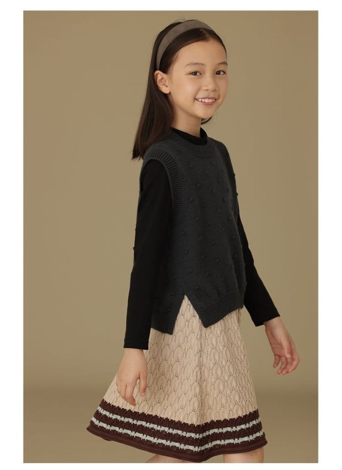 Ciel De Maman - Korean Children Fashion - #childofig - Pompom Vest - 4