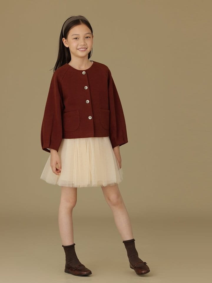 Ciel De Maman - Korean Children Fashion - #childrensboutique - Single Button Cardigan Jacket - 12