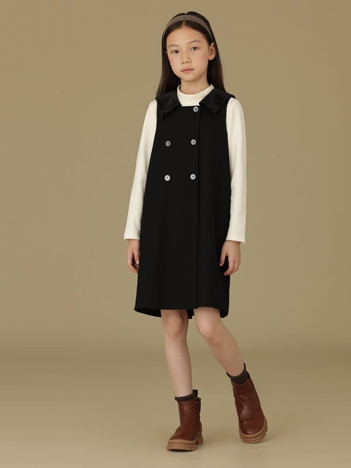 Ciel De Maman - Korean Children Fashion - #childrensboutique - Velvet One-piece - 8