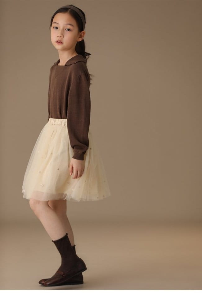 Ciel De Maman - Korean Children Fashion - #designkidswear - Wool Knit Tee - 6