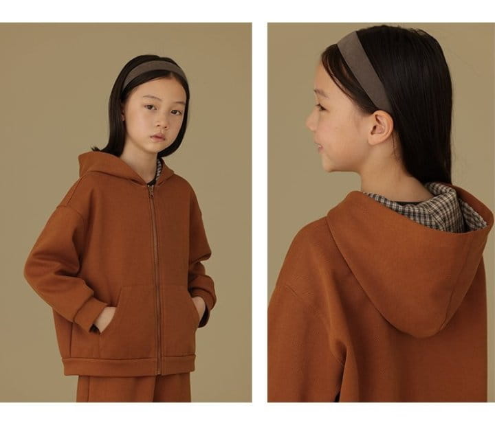Ciel De Maman - Korean Children Fashion - #designkidswear - Amber Hoody Zip-up - 3