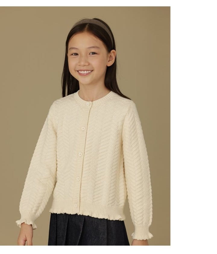Ciel De Maman - Korean Children Fashion - #designkidswear - Sweet Wood Cardigan - 7