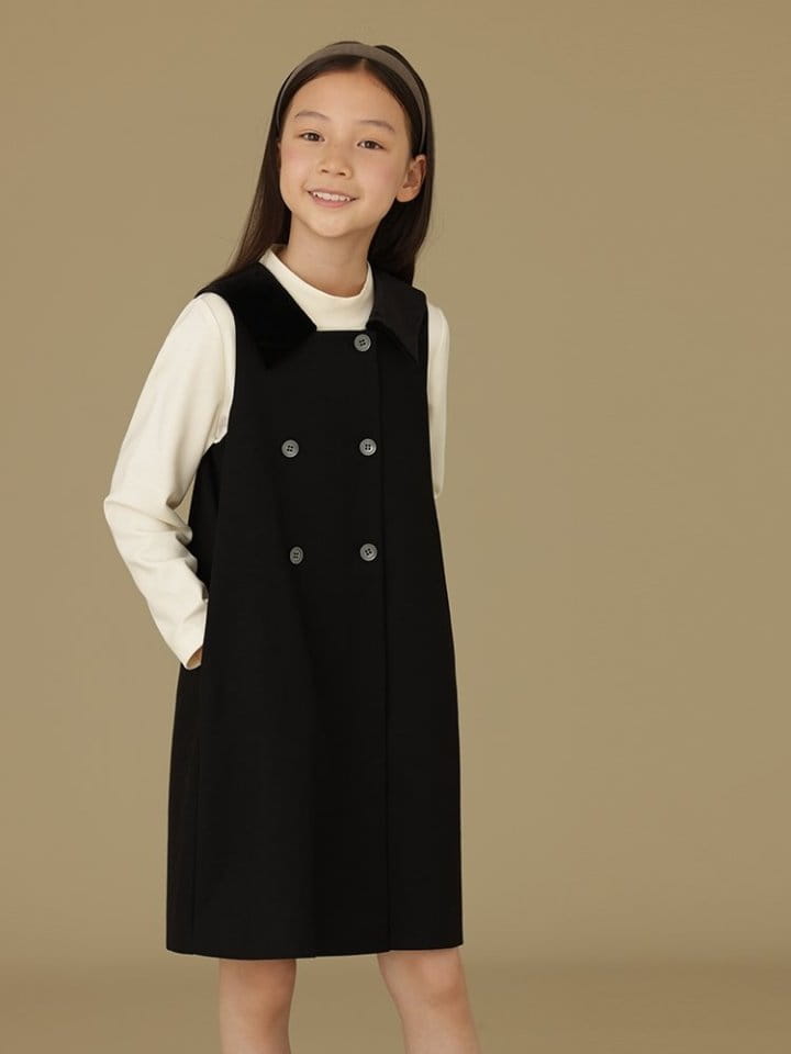 Ciel De Maman - Korean Children Fashion - #designkidswear - Velvet One-piece - 9