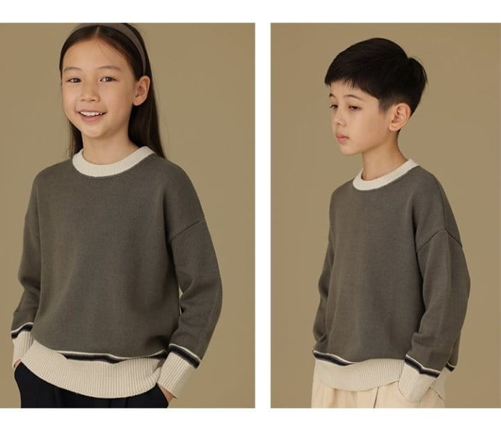 Ciel De Maman - Korean Children Fashion - #designkidswear - Color Pullover Tee - 5