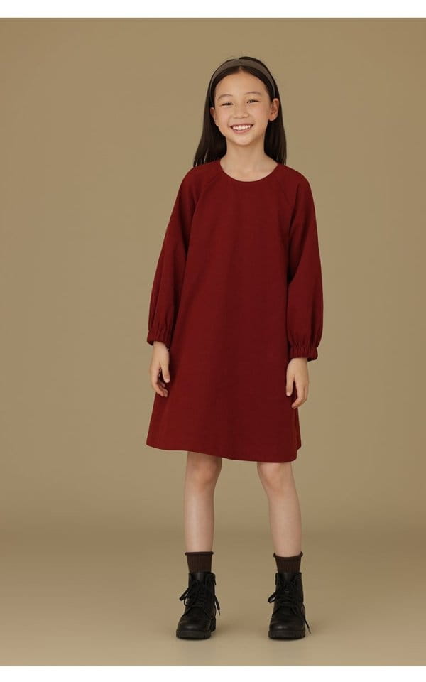 Ciel De Maman - Korean Children Fashion - #discoveringself - Twill Round One-piece - 2
