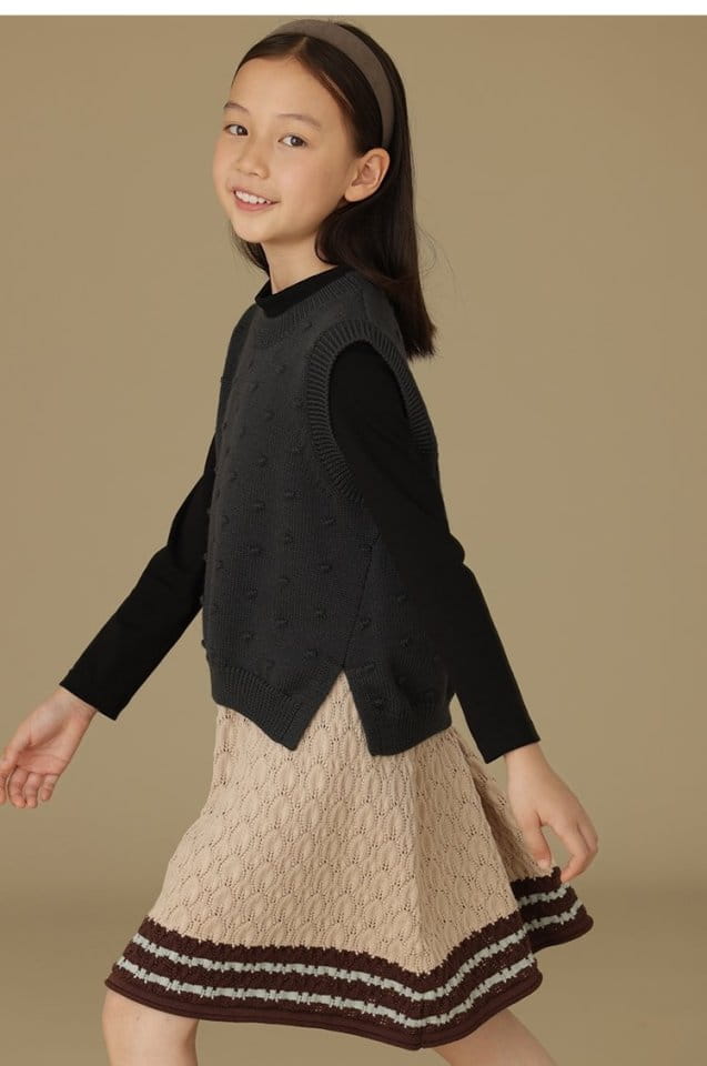 Ciel De Maman - Korean Children Fashion - #discoveringself - Pompom Vest - 6