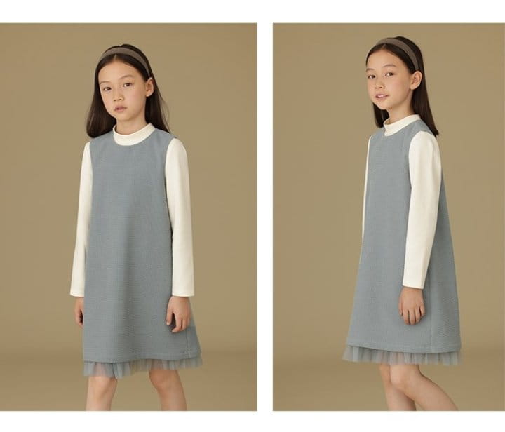 Ciel De Maman - Korean Children Fashion - #discoveringself - Waffle Sleeveless One-piece - 5