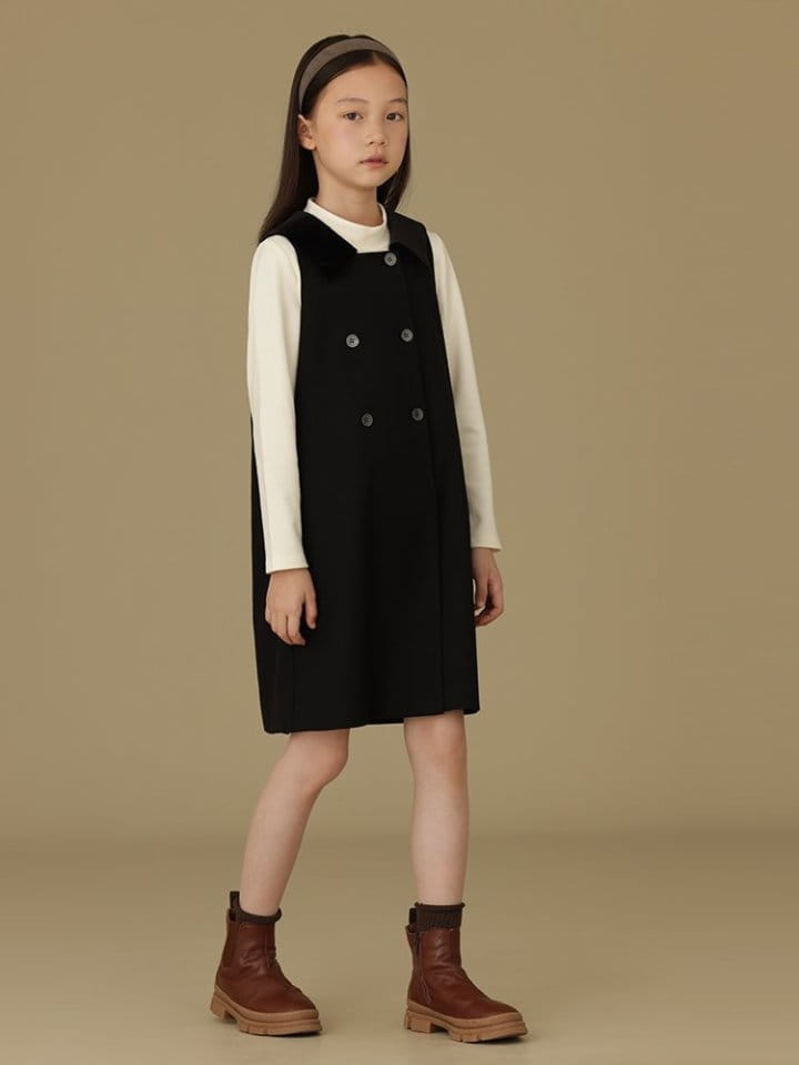 Ciel De Maman - Korean Children Fashion - #discoveringself - Velvet One-piece - 10