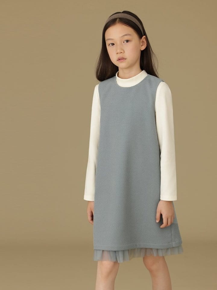 Ciel De Maman - Korean Children Fashion - #fashionkids - Waffle Sleeveless One-piece - 6