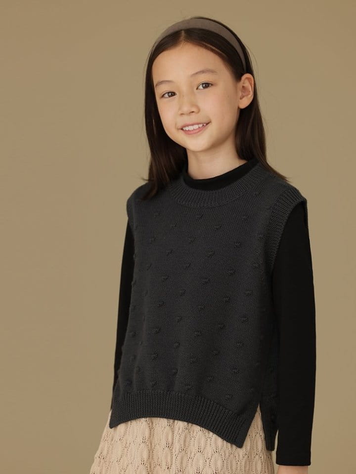 Ciel De Maman - Korean Children Fashion - #kidsshorts - Pompom Vest - 8