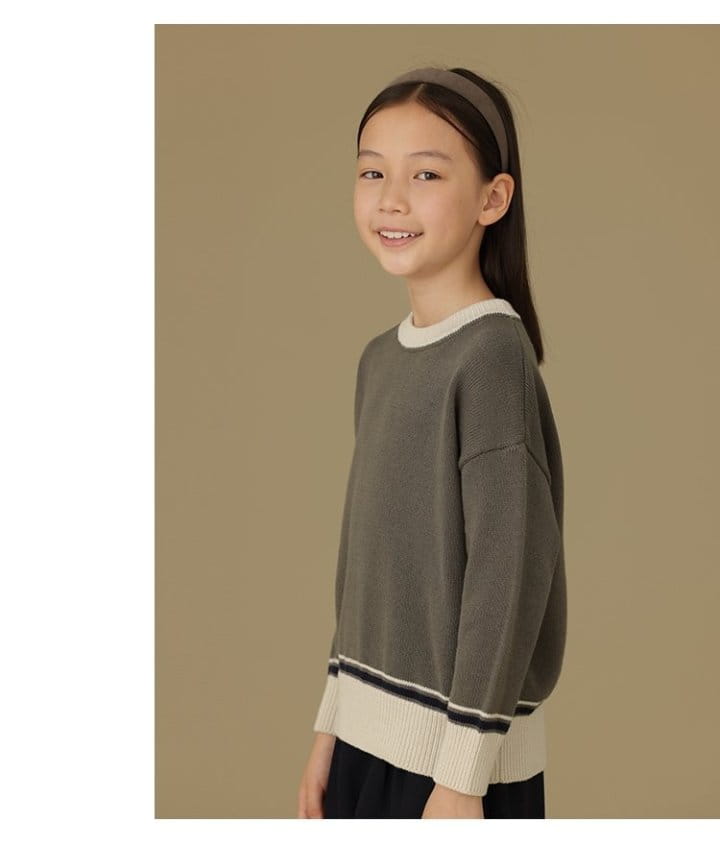 Ciel De Maman - Korean Children Fashion - #kidsshorts - Color Pullover Tee - 8