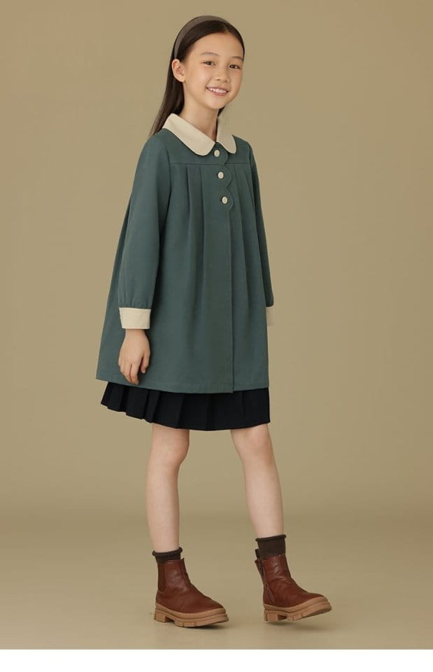 Ciel De Maman - Korean Children Fashion - #kidsstore - Peter Pan Trench Coat
