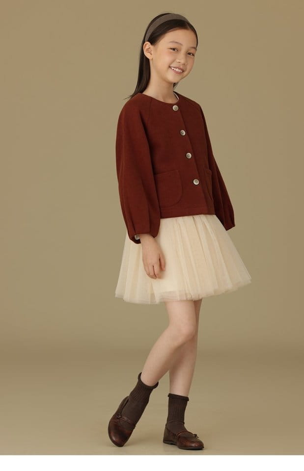 Ciel De Maman - Korean Children Fashion - #kidsstore - Single Button Cardigan Jacket