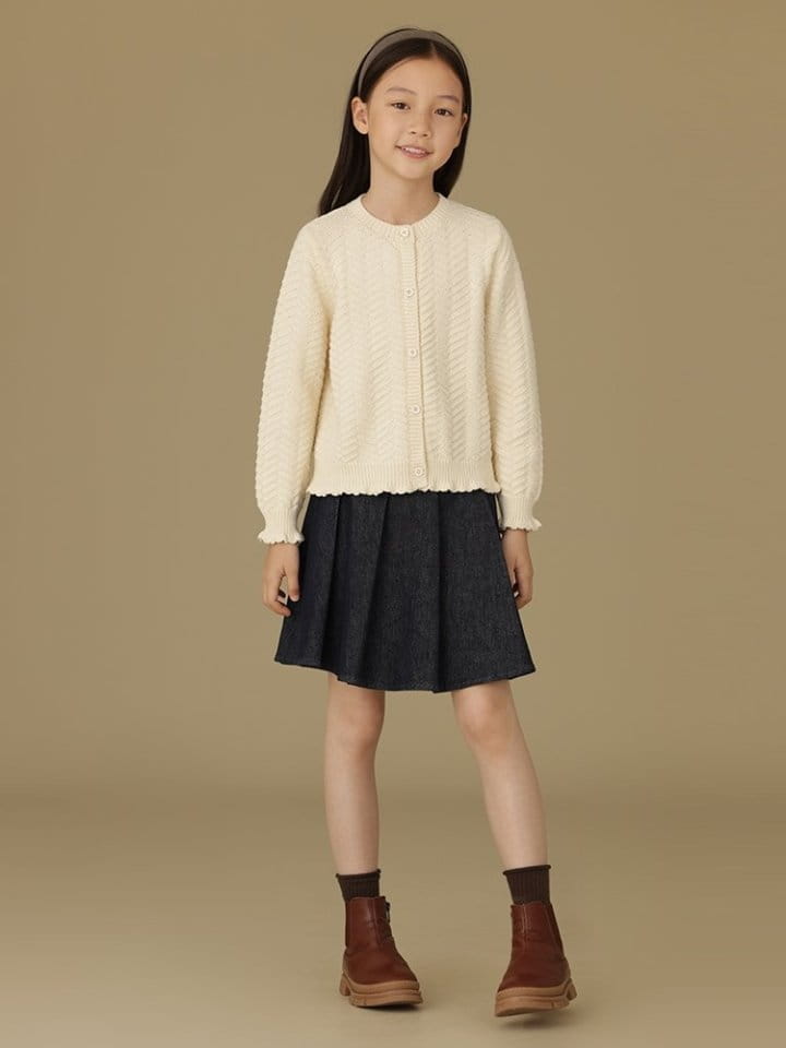 Ciel De Maman - Korean Children Fashion - #kidsstore - Sweet Wood Cardigan - 11
