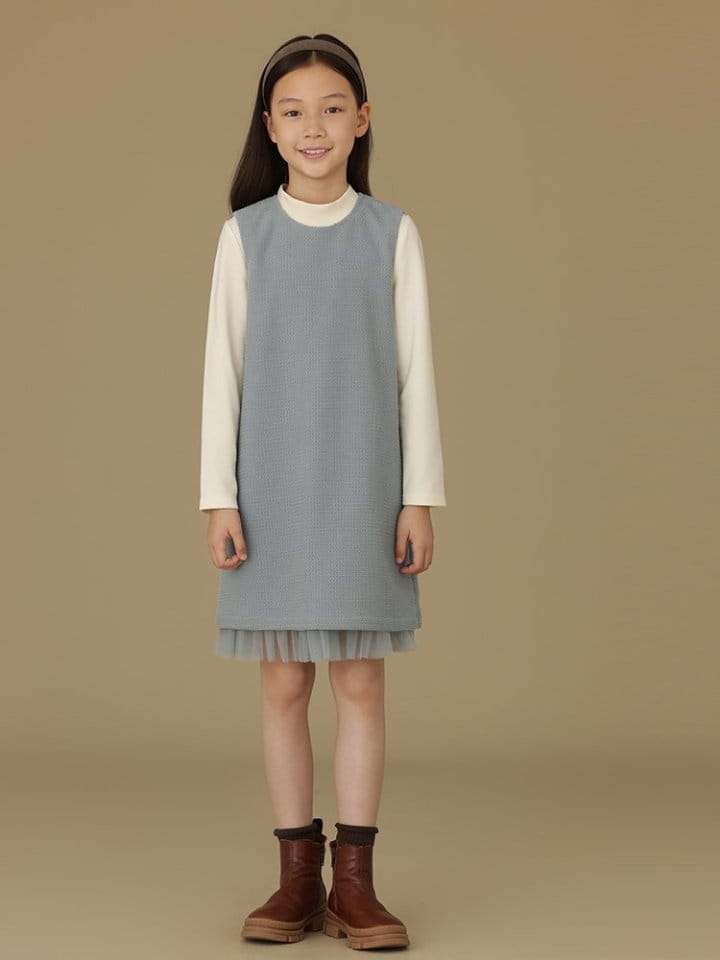 Ciel De Maman - Korean Children Fashion - #kidzfashiontrend - Waffle Sleeveless One-piece - 9