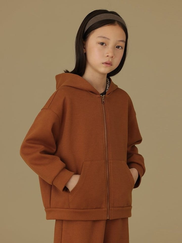 Ciel De Maman - Korean Children Fashion - #kidzfashiontrend - Amber Hoody Zip-up - 8