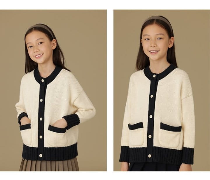 Ciel De Maman - Korean Children Fashion - #kidzfashiontrend - Single Button Collar Cardigan - 3