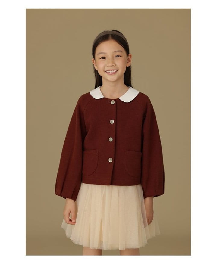 Ciel De Maman - Korean Children Fashion - #kidzfashiontrend - Single Button Cardigan Jacket - 2