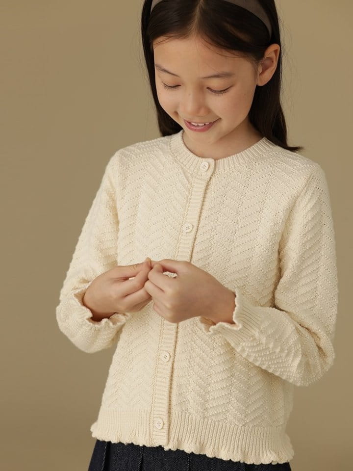 Ciel De Maman - Korean Children Fashion - #kidzfashiontrend - Sweet Wood Cardigan - 12