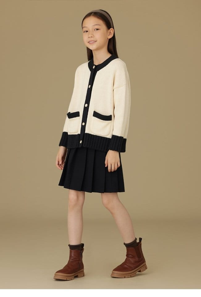 Ciel De Maman - Korean Children Fashion - #littlefashionista - Single Button Collar Cardigan - 5