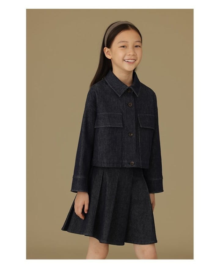 Ciel De Maman - Korean Children Fashion - #littlefashionista - Double Pocket Short Jacket - 2