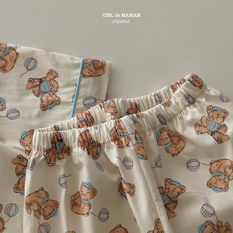 Ciel De Maman - Korean Children Fashion - #littlefashionista - Bear Pajama Kid - 3