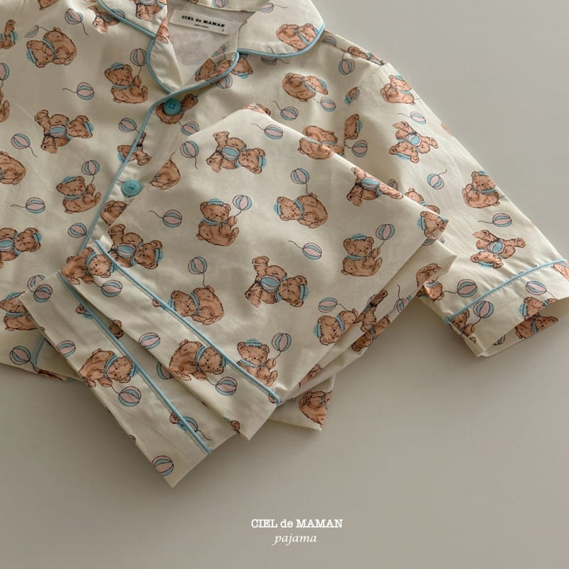 Ciel De Maman - Korean Children Fashion - #littlefashionista - Bear Pajama Kid - 4