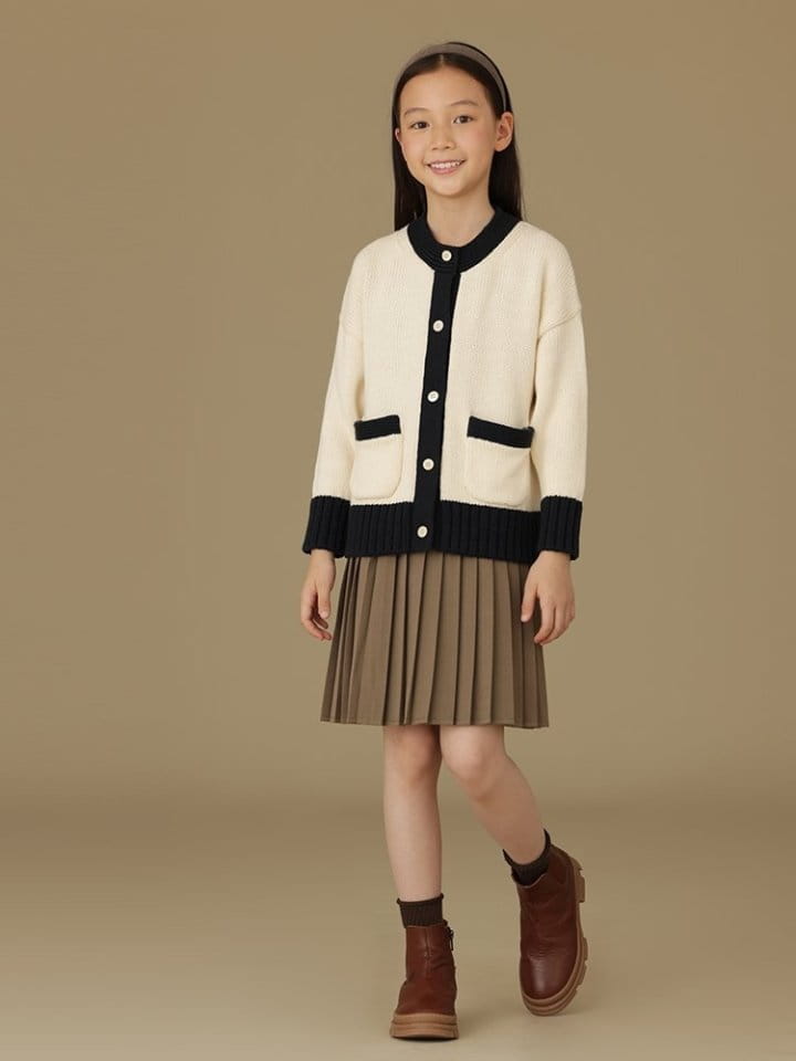 Ciel De Maman - Korean Children Fashion - #minifashionista - Single Button Collar Cardigan - 7