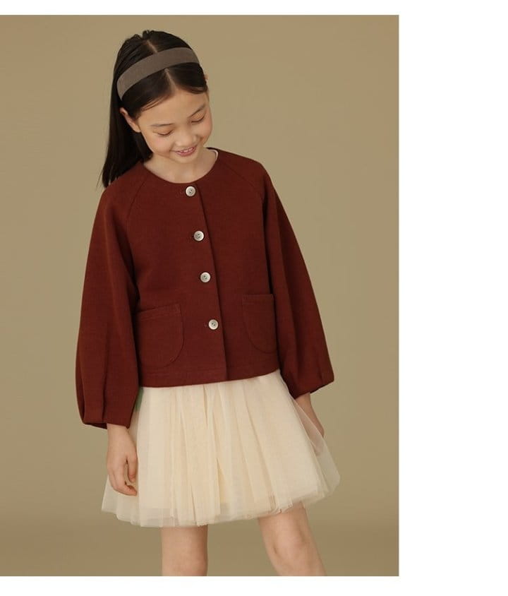 Ciel De Maman - Korean Children Fashion - #minifashionista - Single Button Cardigan Jacket - 6