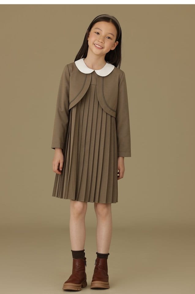 Ciel De Maman - Korean Children Fashion - #minifashionista - Borelo Jacket One-piece Set - 6