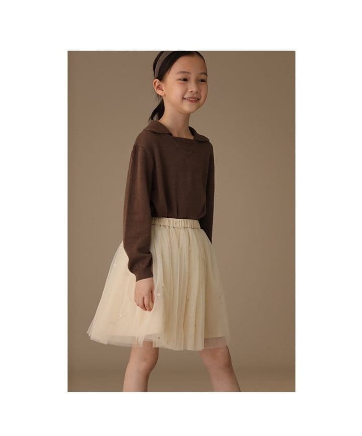Ciel De Maman - Korean Children Fashion - #prettylittlegirls - Wool Knit Tee - 2