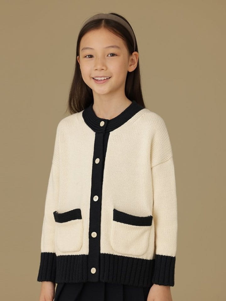 Ciel De Maman - Korean Children Fashion - #prettylittlegirls - Single Button Collar Cardigan - 8