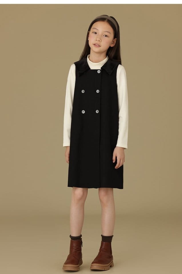 Ciel De Maman - Korean Children Fashion - #prettylittlegirls - Velvet One-piece - 5